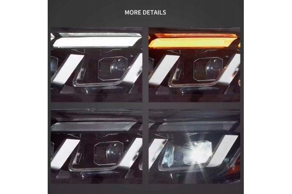 HEADLIGHTS LAMP FORD MUSTANG VLAND EU STYLE S650 2015 2017 HEADLIGHTS Part manufacturer VLAND