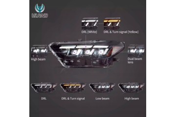 HEADLIGHTS LAMP FORD MUSTANG VLAND EU STYLE S650 2015 2017 HEADLIGHTS Car type passenger cars