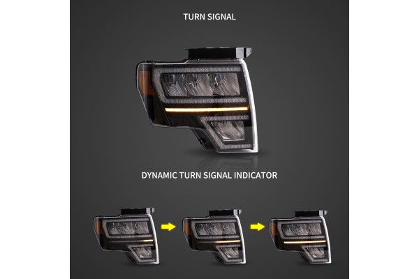 HEADLAMPS VLAND FORD F 150 F150 09 14 Installation side left right