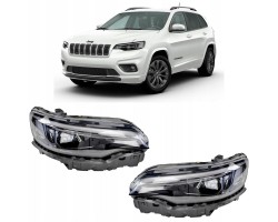 Jeep Cherokee KL 2019 2024 LED Headlight Set Left Right