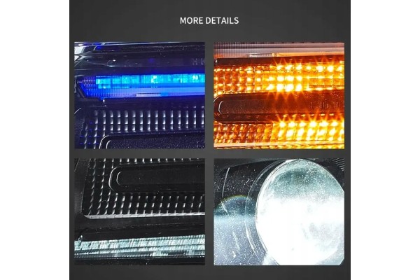 LAMP HEADLIGHTS LED JEEP GRAND CHEROKEE 14 22 VLAND Product weight with unit packaging 15 kg