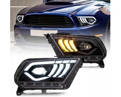 FORD MUSTANG 2010 2014 LAMP FRONT SET VLAND LEFT RIGHT LED