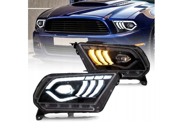 FORD MUSTANG 2010 2014 LAMP FRONT SET VLAND LEFT RIGHT LED