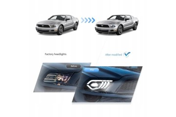 FORD MUSTANG 2010 2014 LAMP FRONT SET VLAND LEFT RIGHT LED Car type passenger cars