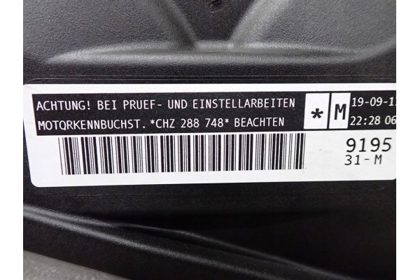 ENGINE CHZ VW T ROC T CROSS SEAT ATECA SKODA KAROQ 1 0 TSI 116KM 18R FV Catalog number of the original WERSJA EUROPEJSKA EUROPA 