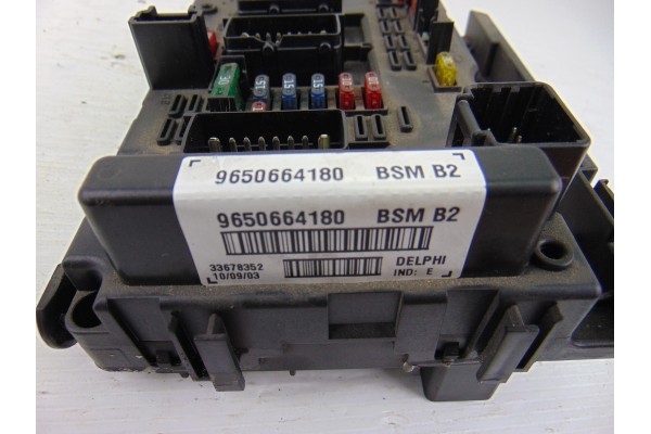9650664180 CAJA RELES / FUSIBLES PEUGEOT 206