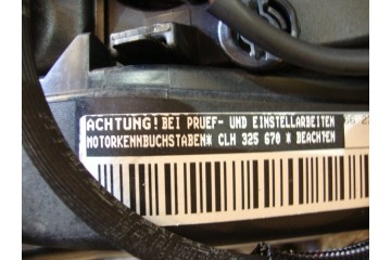 Engine Vw Golf VII Seat Leon Skoda Octavia III 1 6 TDI CLH 14r Engine type diesel