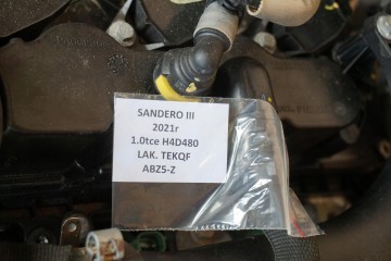 ENGINE DACIA SANDERO III 1 0TCE H4DF480 Car type cargo vans