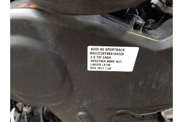 AUDI A4 A5 ENGINE 2 0 TDI CAGA Catalog number of the part 2 0TDI CAGA