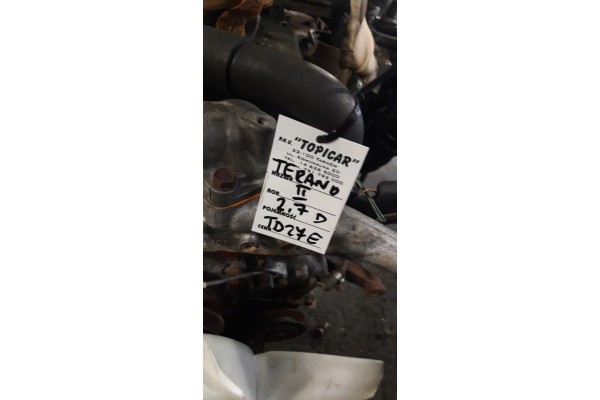 Engine TD27E Nissan Terrano II 2 7 TD 90 DAYS WARRANTY Catalog number of the part TD27E