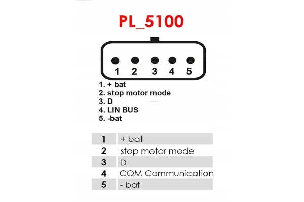 ALTERNATOR A3439PR AS PL CITROEN Alternator charging current 180 A