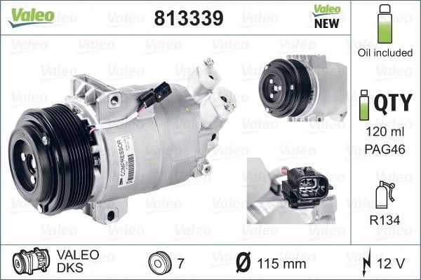 VALEO 813339 air conditioning compressor Car type passenger cars