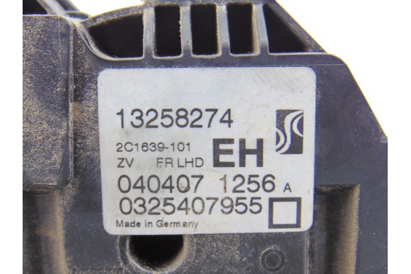 13258274  CERRADURA PUERTA DELANTERA DERECHA OPEL CORSA D Sport 2008 13258274 189934 OPEL - 1