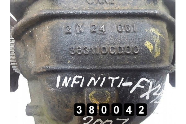 2007 Infiniti Fx45 Differential 3500petrol 383110c000