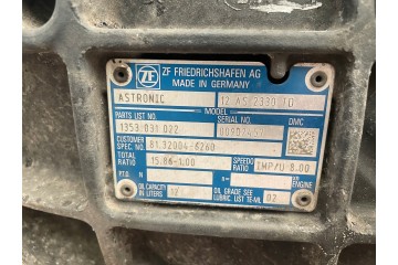 GEARBOX MAN TGS TGX EURO 6 12AS2330TD Car type trucks