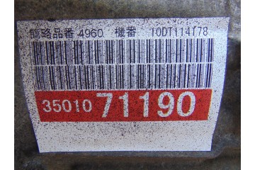 Caja de Cambios Automática Toyota Hilux VII 3.0 3501071190 con Reduct