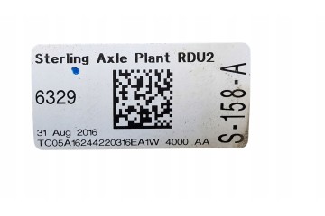 Rear Differential Rear Ford Fusion II DP5W4C166 Catalog number of the part DP5W4C166