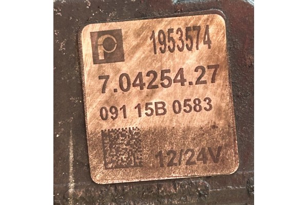 VALVE BPV DAF XF 106 MX 11 1953574 Quality of parts according to GVO O original with manufacturer s logo OE