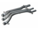 Triple aluminum hose for the Porsche Cayenne 955 cooling system