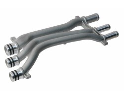 Triple aluminum hose for the Porsche Cayenne 955 cooling system