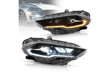 Headlights Lamp set Vland Led Tuning Europe Ford Mustang VI 6 Lift 18 z24