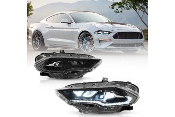 Headlights Lamp set Vland Led Tuning Europe Ford Mustang VI 6 Lift 18 z24 Installation side left right