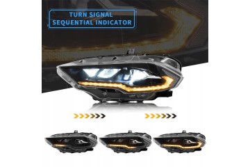 Headlights Lamp set Vland Led Tuning Europe Ford Mustang VI 6 Lift 18 z24 Quality of parts according to GVO Q original with fact