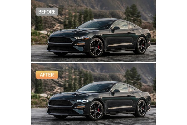 Headlights Lamp set Vland Led Tuning Europe Ford Mustang VI 6 Lift 18 z24 Catalog number of the original YAA XMT 2037A