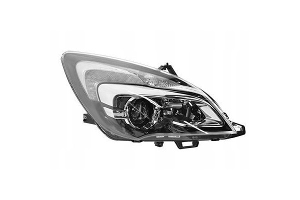 Headlight right VAN WEZEL 3861966N for OPEL Meriva B S10