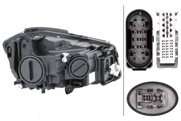Headlamp headlight 1EX010 818 351 Installation side left