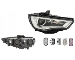HEADLAMP LAMP RIGHT AUDI A3 8V 2012 HELLA