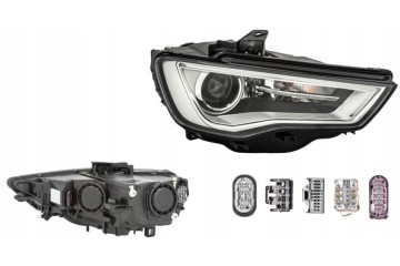 HEADLAMP LAMP RIGHT AUDI A3 8V 2012 HELLA