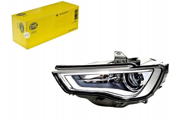 HEADLAMP LAMP RIGHT AUDI A3 8V 2012 HELLA Version European