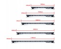 EPBL06 LED WARNING LAMP 120 CM 12 24V 456W Car type 4x4 SUV trucks cargo vans RVs passenger cars