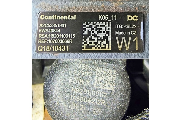 Engine 1 5 dCi Renault Megane IV Kangoo Dacia Duster Injections K9K656 99tkm Catalog number of the part K9K 656 G656 K9KG656 Nis