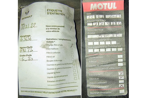 Motor 1.5 dCi Renault Megane IV Kangoo Dacia Duster Inyección K9K656 