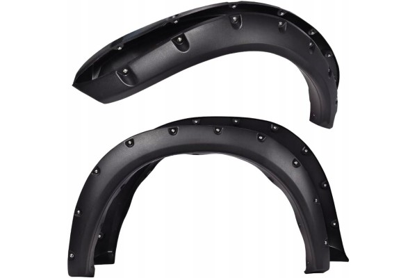 DODGE RAM 1500 2011 2018 EXTENSIONS FENDER TRIM WITH HOLES SET Catalog number of the part RAM 2011 POSZERZENIA KPL DZIURY