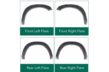 DODGE RAM 1500 2011 2018 EXTENSIONS FENDER TRIM WITH HOLES SET Part manufacturer Chiny