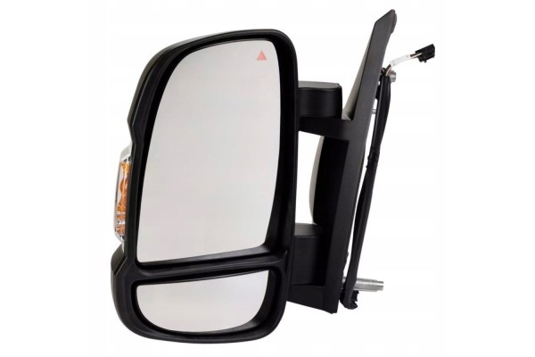 MIRROR LEFT FIAT DUCATO ELEK FOLDING WITH SENSOR 8 6 PIN 2006 2024 BSM Packaging status original