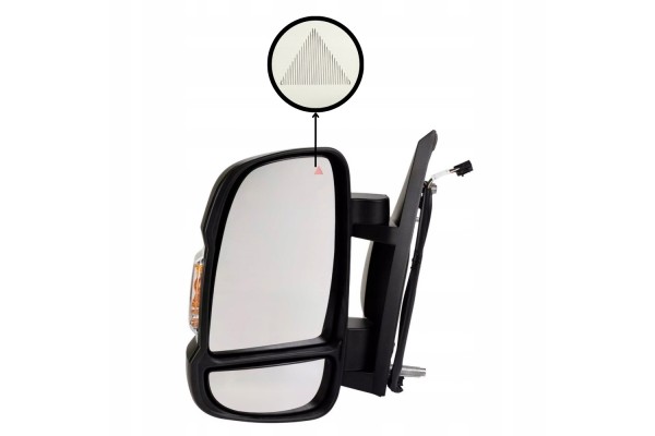 MIRROR LEFT FIAT DUCATO ELEK FOLDING WITH SENSOR 8 6 PIN 2006 2024 BSM Catalog number of the part E 2321