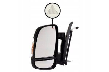 MIRROR LEFT FIAT DUCATO ELEK FOLDING WITH SENSOR 8 6 PIN 2006 2024 BSM Catalog number of the part E 2321