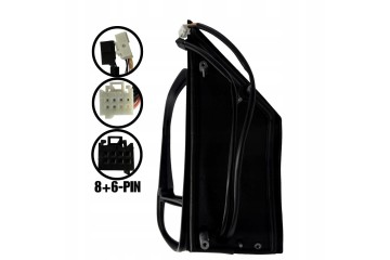MIRROR LEFT FIAT DUCATO ELEK FOLDING WITH SENSOR 8 6 PIN 2006 2024 BSM Color black