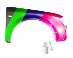 Mudguard AUDI A4 B6 00 04 ZINC Each color with a hole for a flash varnish zapra