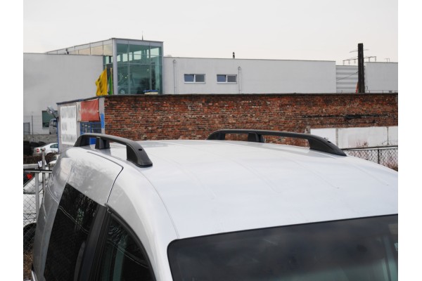 Roof rack VW VOLKSWAGEN CADDY 2003 2020 SHORT BLACK Color black