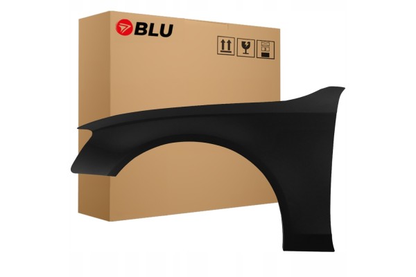 BLU Mudguard AUDI A4 B8 S4 LY9B left black 07 11 front galvanized