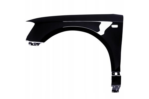 BLU Mudguard AUDI A3 8P LY9B left black 03 08 front Color black
