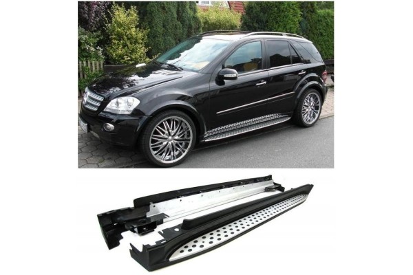 THRESHOLD STEPS MERCEDES ML W164 05 11 SET