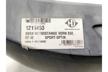 FRONT BUMPER BMW E92 COUPE M PACK M SPORT 07 10 Product weight with unit packaging 10 kg