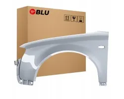 BLU Mudguard AUDI A4 B6 LY7W left silver 00 04 front