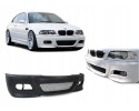 BUMPER FRONT BMW E46 M3 LOOK 1998 2007 BLACK